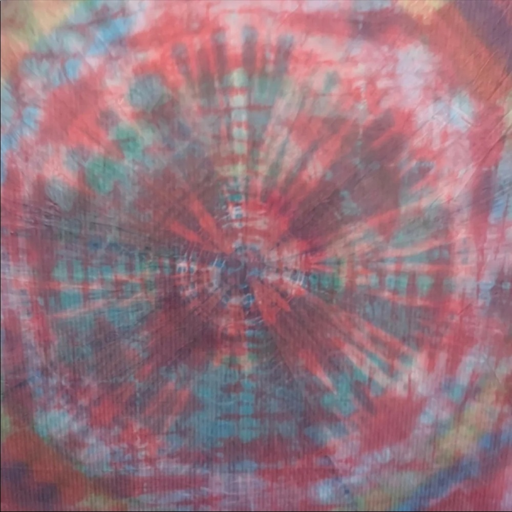 Tie dye throw